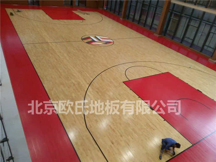 室内篮球馆体育运动木地板_篮球馆木地板施工工艺_篮球馆专用运动木地板